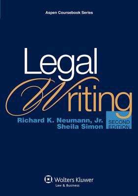 Book cover of Legal Writing (2nd Edition)