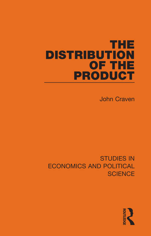 Book cover of The Distribution of the Product (Studies in Economics and Political Science)