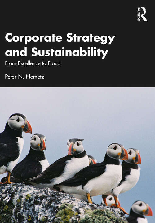 Book cover of Corporate Strategy and Sustainability: From Excellence to Fraud (1)