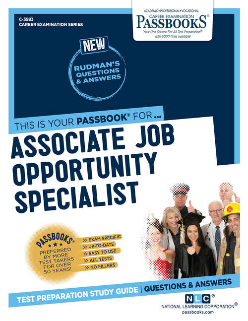 Book cover of Associate Job Opportunity Specialist: Passbooks Study Guide (Career Examination Series)