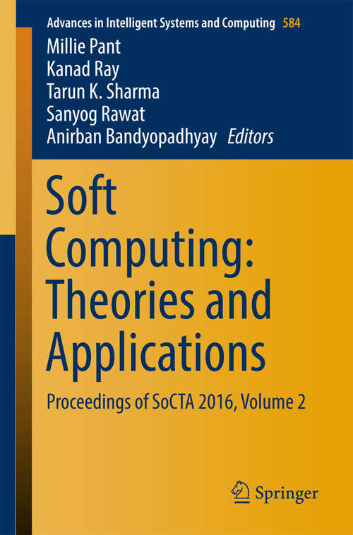 Book cover of Soft Computing: Theories and Applications