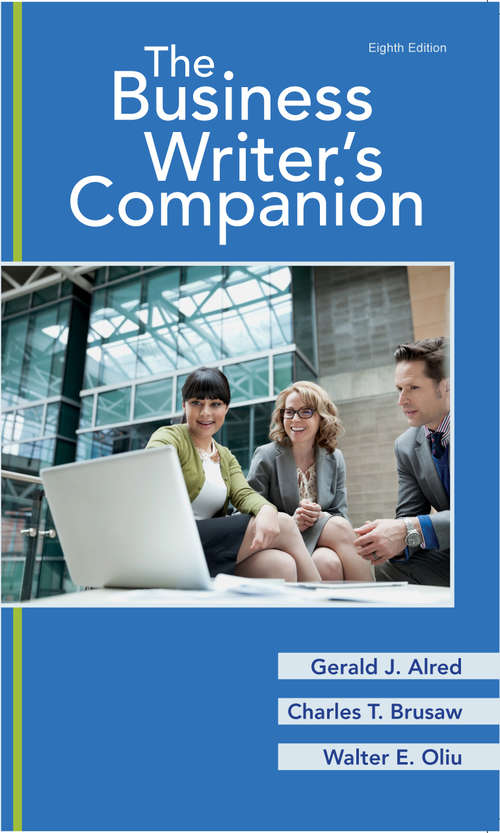 Book cover of The Business Writer’s Companion, 8th Edition