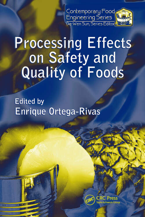 Book cover of Processing Effects on Safety and Quality of Foods (1)