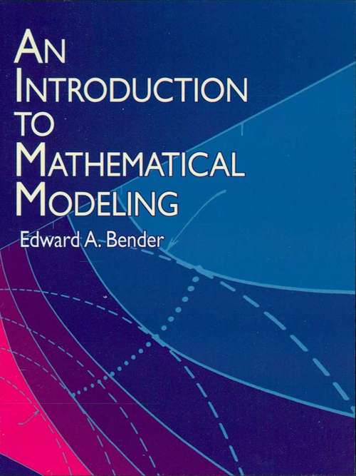 Book cover of An Introduction to Mathematical Modeling (Dover Books on Computer Science)