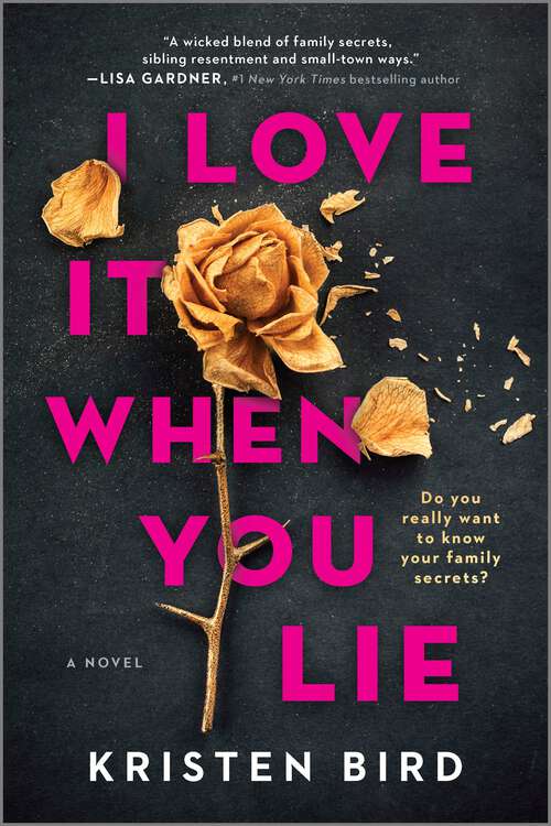 Book cover of I Love It When You Lie: A suspense novel (Original)