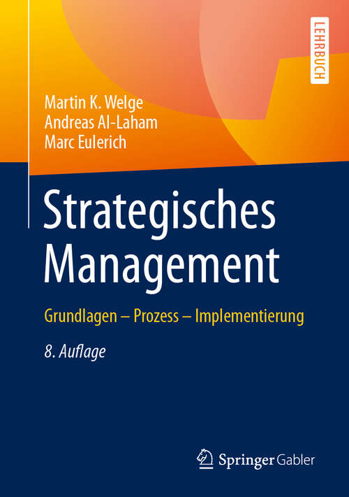 Book cover of Strategisches Management: Grundlagen – Prozess – Implementierung (8. Auflage 2024)