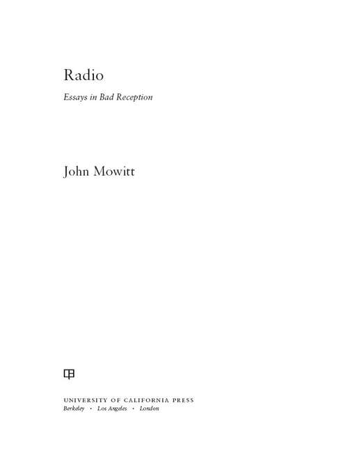 Book cover of Radio