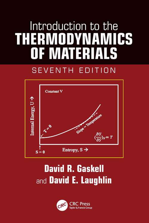 Book cover of Introduction to the Thermodynamics of Materials