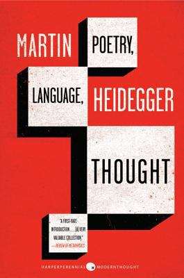 Book cover of Poetry, Language, Thought (Harper Perennial Modern Thought Ser.)