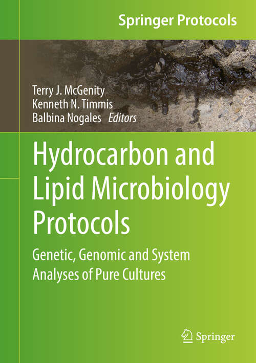 Book cover of Hydrocarbon and Lipid Microbiology Protocols