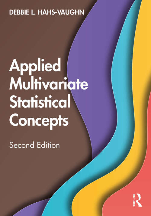 Book cover of Applied Multivariate Statistical Concepts