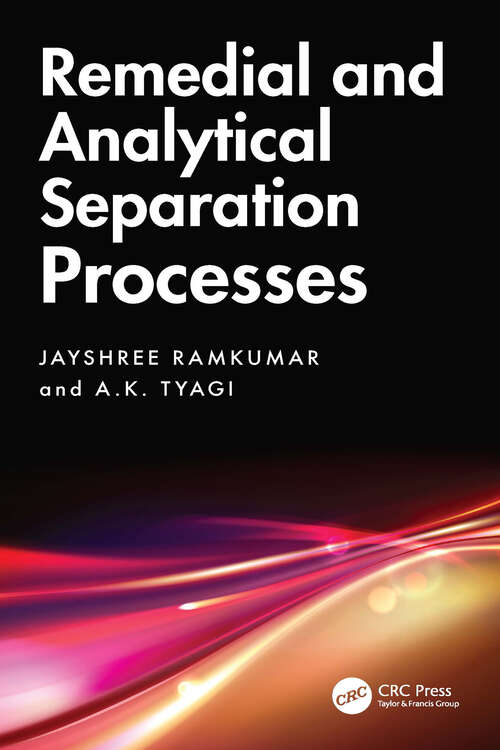 Book cover of Remedial and Analytical Separation Processes