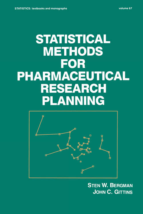 Book cover of Statistical Methods for Pharmaceutical Research Planning