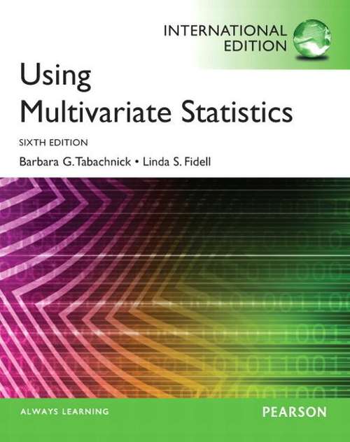 Book cover of Using Multivariate Statistics Sixth Edition