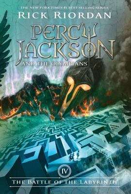 Book cover of The battle of the Labyrinth (Percy Jackson & the Olympians. #4.)