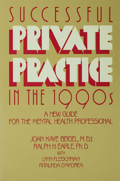 Book cover of Successful Private Practice In The 1990s: A New Guide