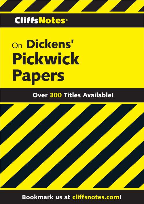 Book cover of CliffsNotes on Dickens' Pickwick Papers