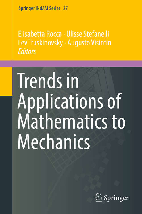 Book cover of Trends in Applications of Mathematics to Mechanics