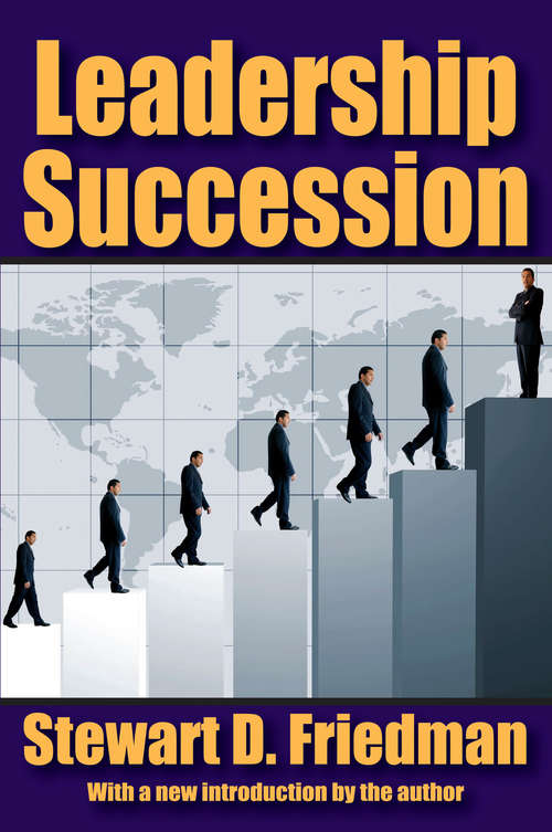 Book cover of Leadership Succession