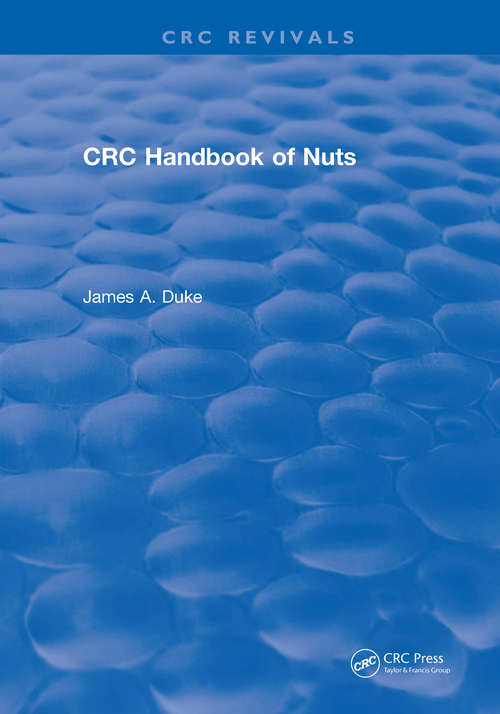 Book cover of CRC Handbook of Nuts