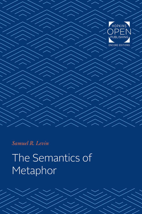 Book cover of The Semantics of Metaphor