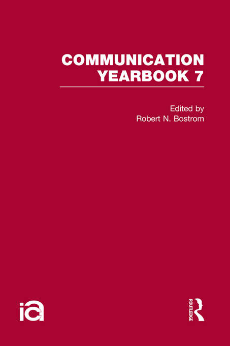 Book cover of Communication Yearbook 7 (Communication Yearbook Ser. #7)