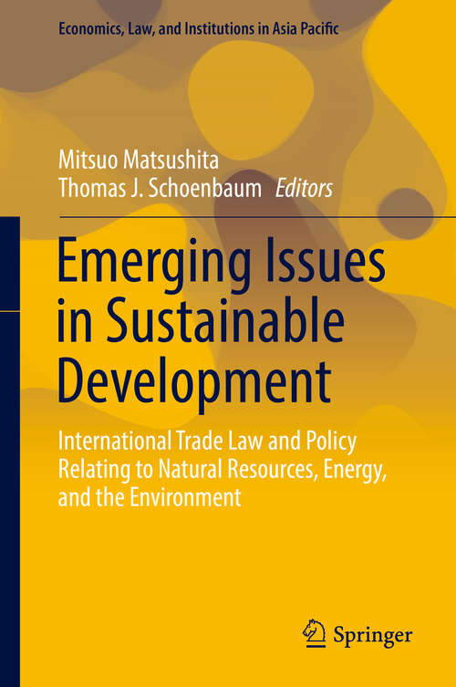 Book cover of Emerging Issues in Sustainable Development