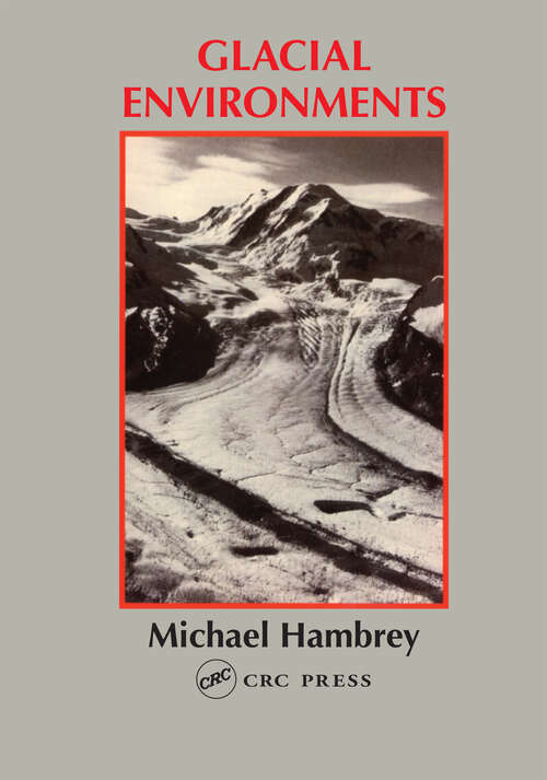 Book cover of Glacial Environments