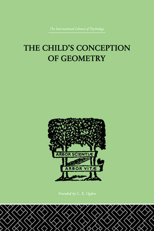 Book cover of Child's Conception Of Geometry