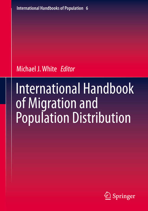 Book cover of International Handbook of Migration and Population Distribution