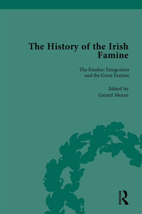 Book cover of The History of the Irish Famine: The Exodus: Emigration and the Great Irish Famine (Routledge Historical Resources)