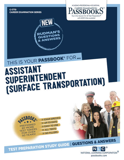 Book cover of Assistant Superintendent: Passbooks Study Guide (Career Examination Series)