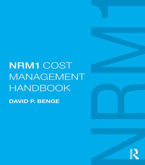Book cover of NRM1 Cost Management Handbook