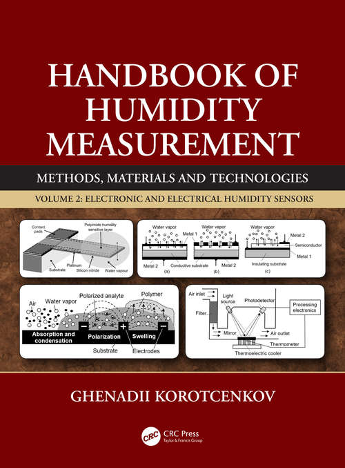 Book cover of Handbook of Humidity Measurement, Volume 2: Electronic and Electrical Humidity Sensors