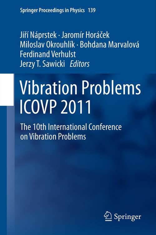 Book cover of Vibration Problems ICOVP 2011