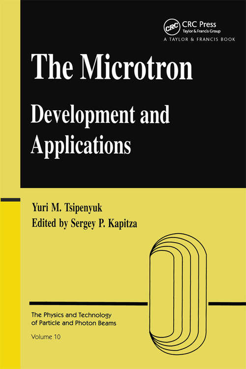 Book cover of Microtron: Development and Applications (1)