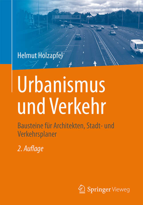 Book cover of Urbanismus und Verkehr
