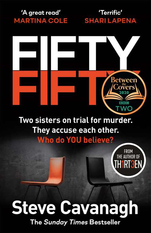 Book cover of Fifty Fifty: The Number One Ebook Bestseller, Sunday Times Bestseller, BBC2 Between the Covers Book of the Week and Richard and Judy Bookclub pick (Eddie Flynn Series)