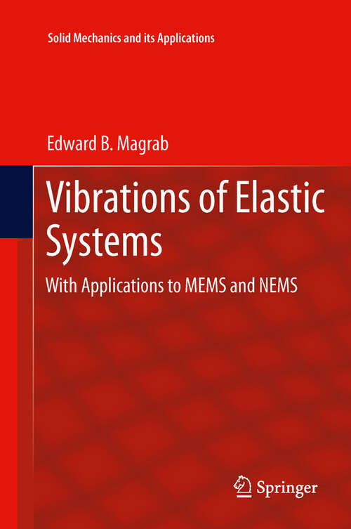 Book cover of Vibrations of Elastic Systems