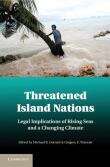 Book cover of Threatened Island Nations