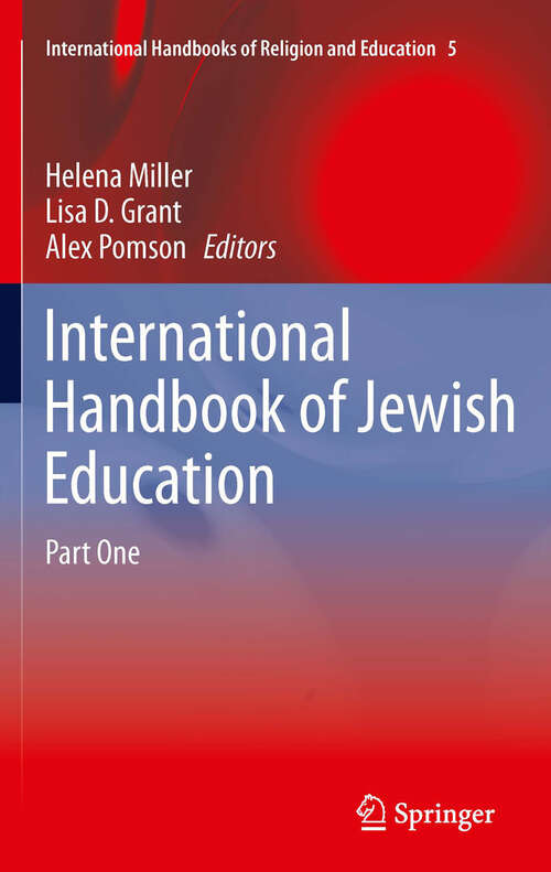 Book cover of International Handbook of Jewish Education