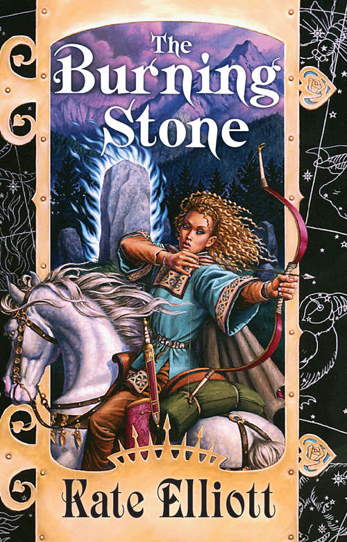 Book cover of The Burning Stone (Crown of Stars #3)