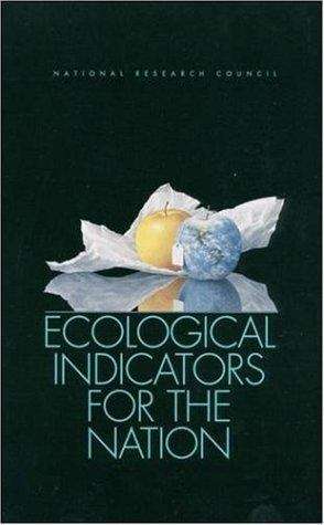 Book cover of Ecological Indicators for the Nation