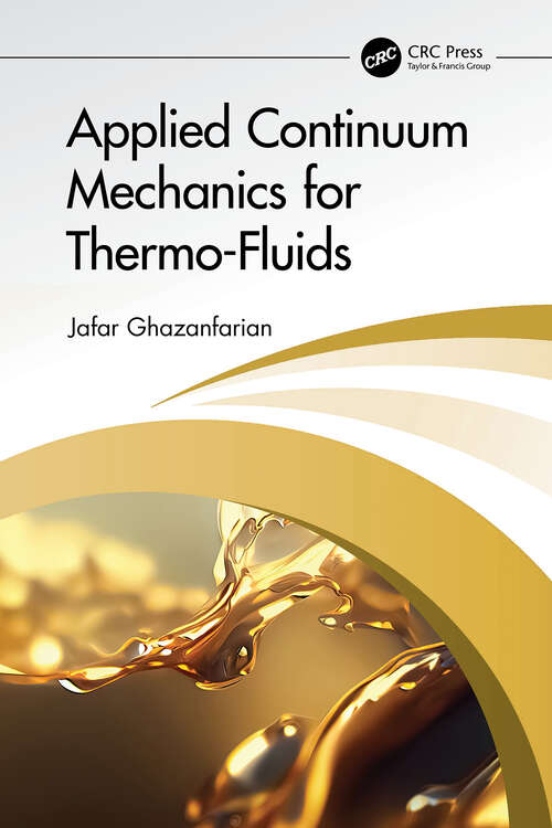 Book cover of Applied Continuum Mechanics for Thermo-Fluids