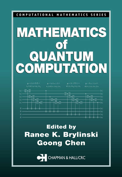 Book cover of Mathematics of Quantum Computation (1)