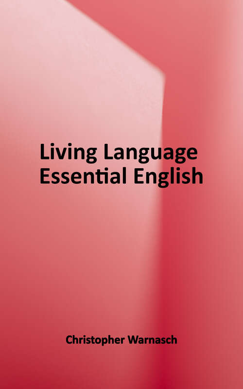 Book cover of Living Language English: Essential Edition