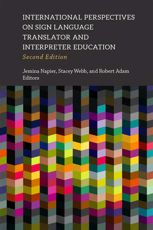 Book cover of International Perspectives on Sign Language Translator and Interpreter Education (Interpreter Education #14)