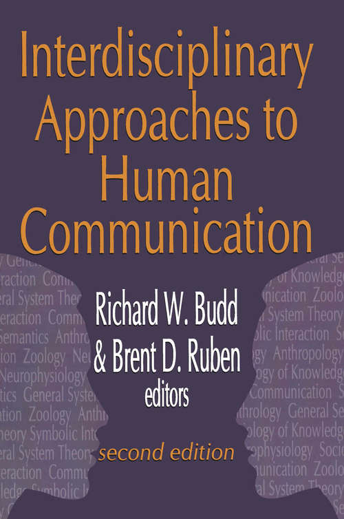 Book cover of Interdisciplinary Approaches to Human Communication (2)