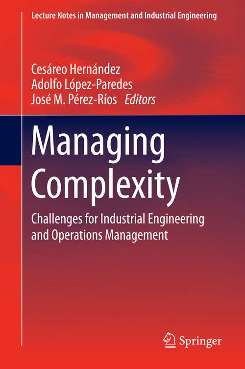 Book cover of Managing Complexity