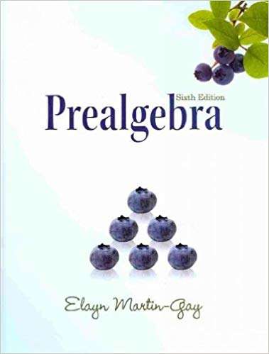 Book cover of Prealgebra (Sixth Edition)